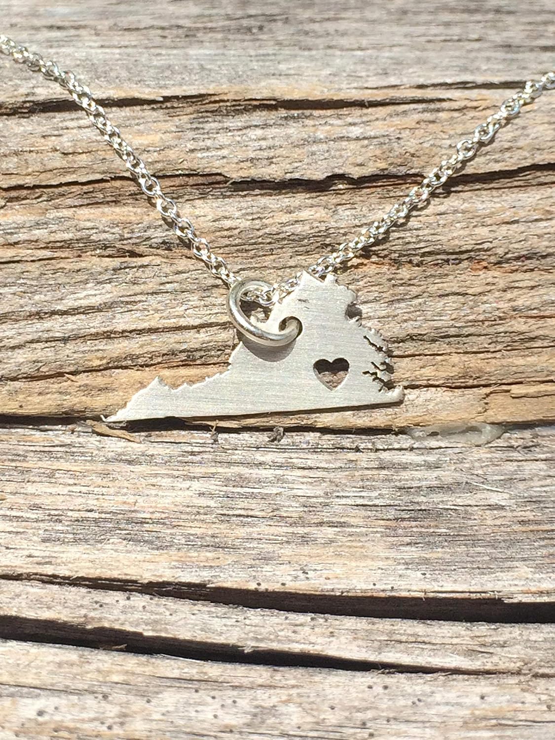 Virginia Necklace State Necklace Personalized Necklace