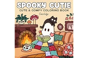 Spooky Cutie: Coloring Book for Adults and Kids