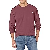 Dickies Mens Long Sleeve Heavyweight Crew Neck Work Utility T-Shirt, Khaki, 30W X 32L US