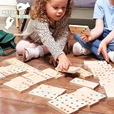 Jaques of London Wooden Giant Dominoes Garden Games for Kids view 8
