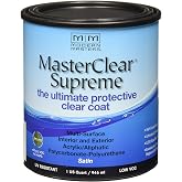 Modern Masters MasterClear Supreme Satin Clear Water-Based Protective Coating 1 qt