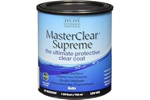 qt Modern Masters MCS902 Clear MasterClear Supreme Protective Clear Coat, Satin