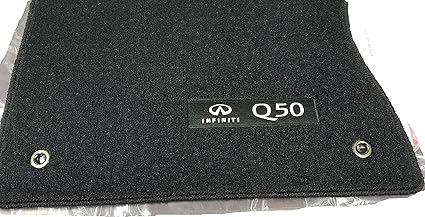 2014 To 2017 Infiniti Q50 Genuine Factory Carpeted Floor Mats Black Graphite