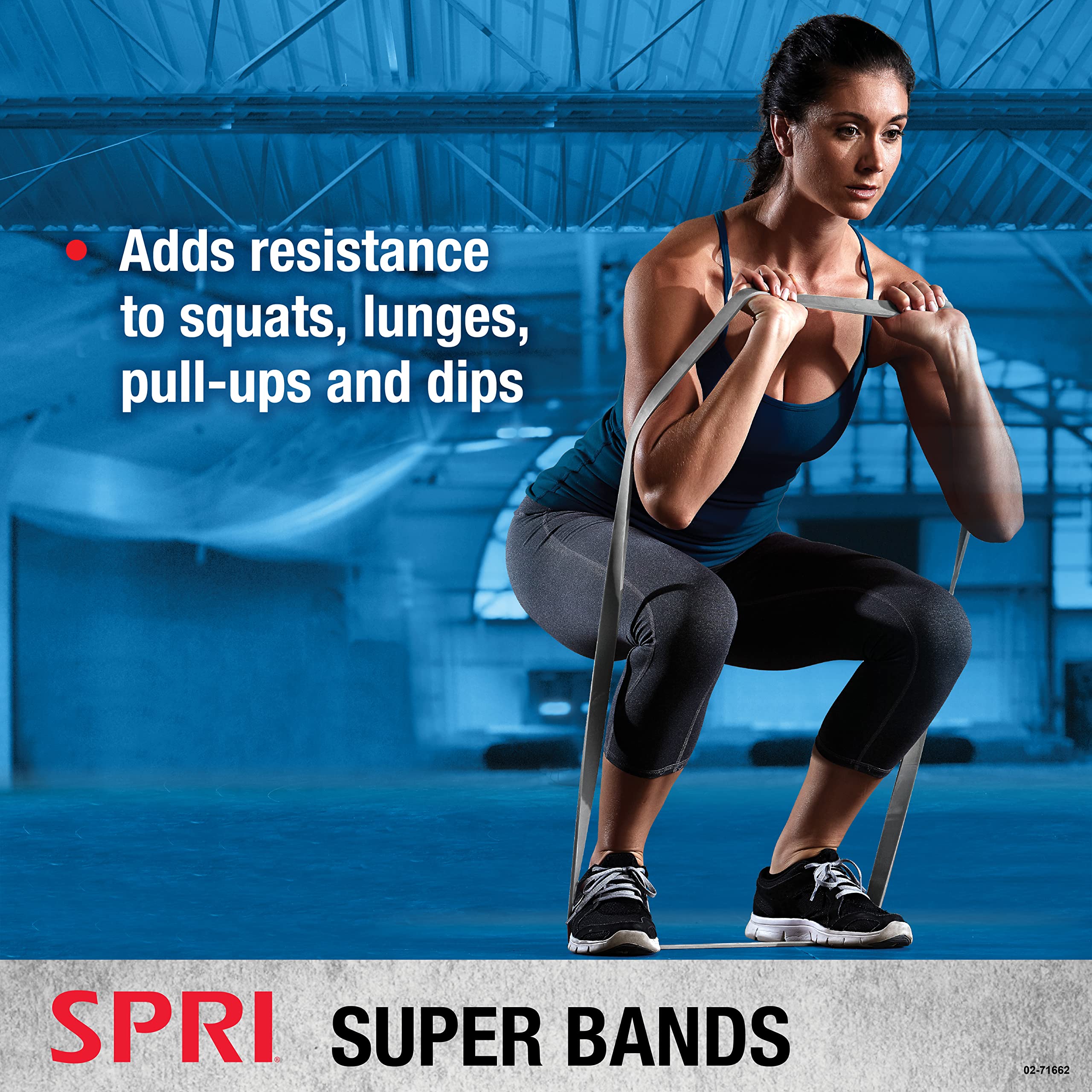 SPRI Superbands - Resistance Band for Assisted Pull-ups, Core Fitness, and Strength Training Resistance Exercises - Versatile Tool for Flexibility, Stamina, and Balance - 1