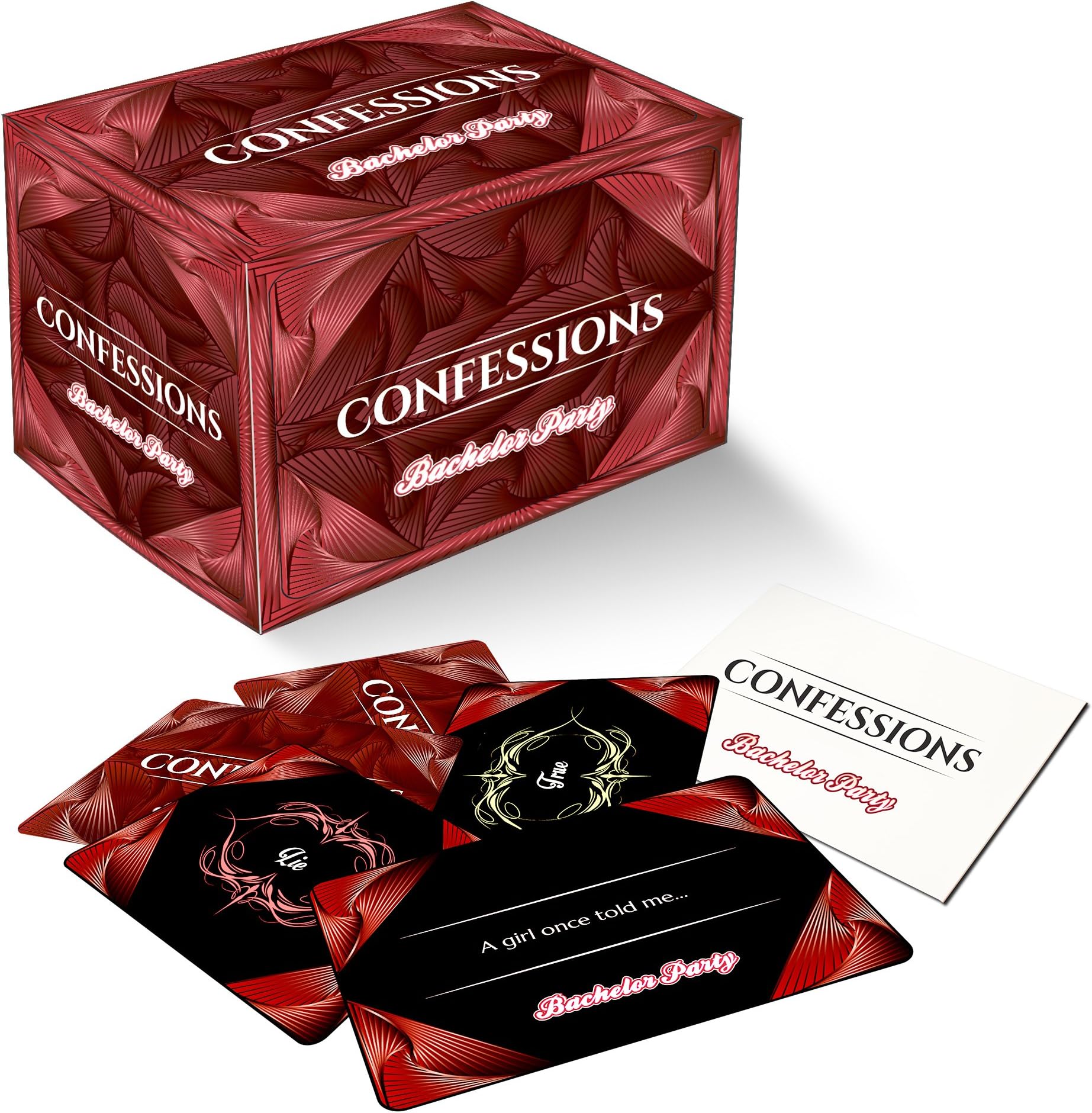 Guards Against Insanity Confessions: Bachelor Party - The Game of Secrets and Lies. Probably The Most Awkward Party Game You Will Ever Play