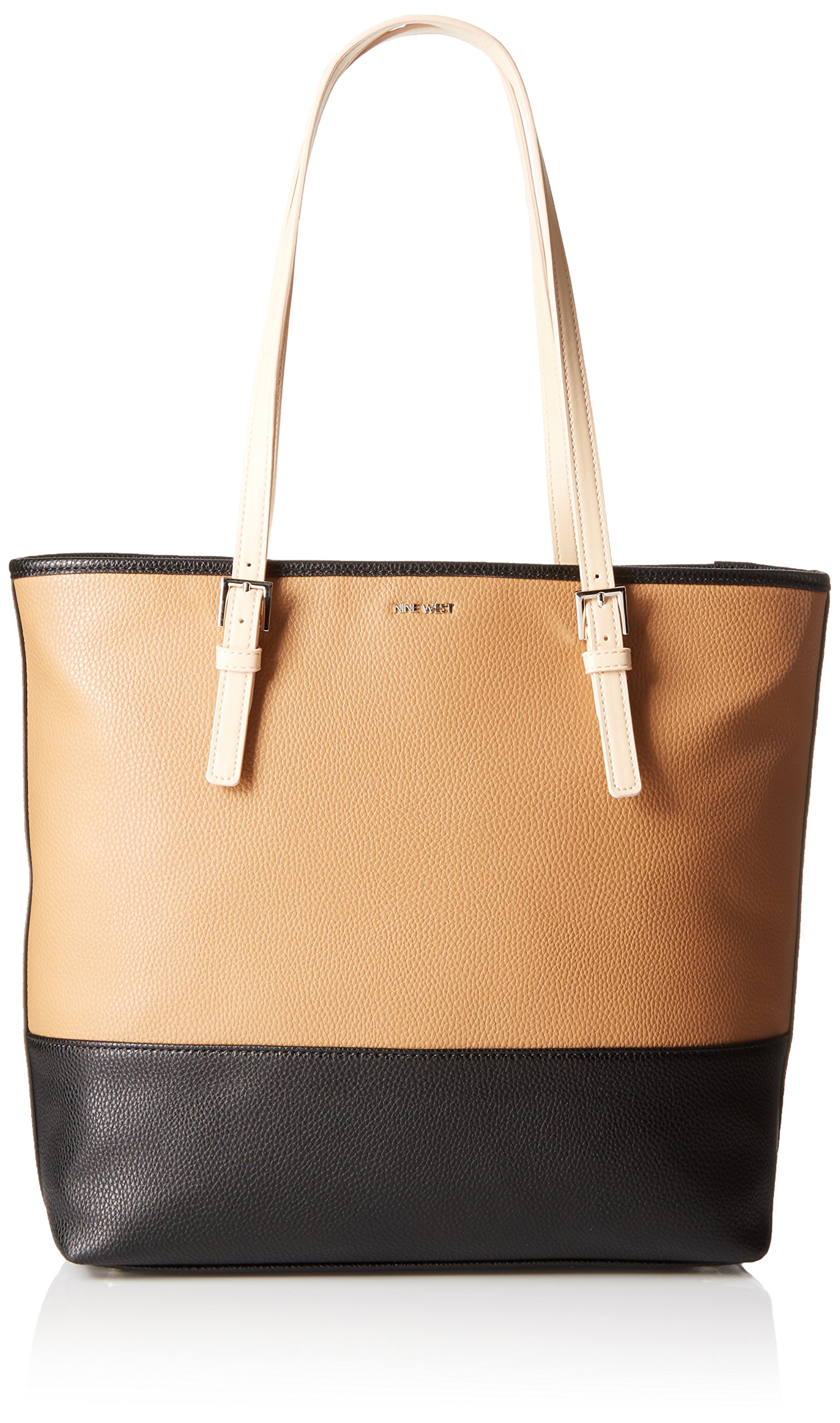 Nine West Deda Tote, Dark Camel/Black/Desert- Buy Online in Macau at  macau.desertcart.com. ProductId : 38550514.
