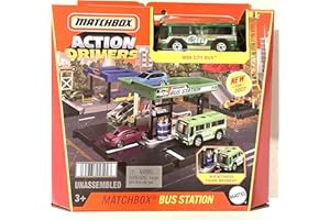 HOT WHEELS Matchbox - Action Drivers - Bus Station - MBX City Bus - New 2022, unisex