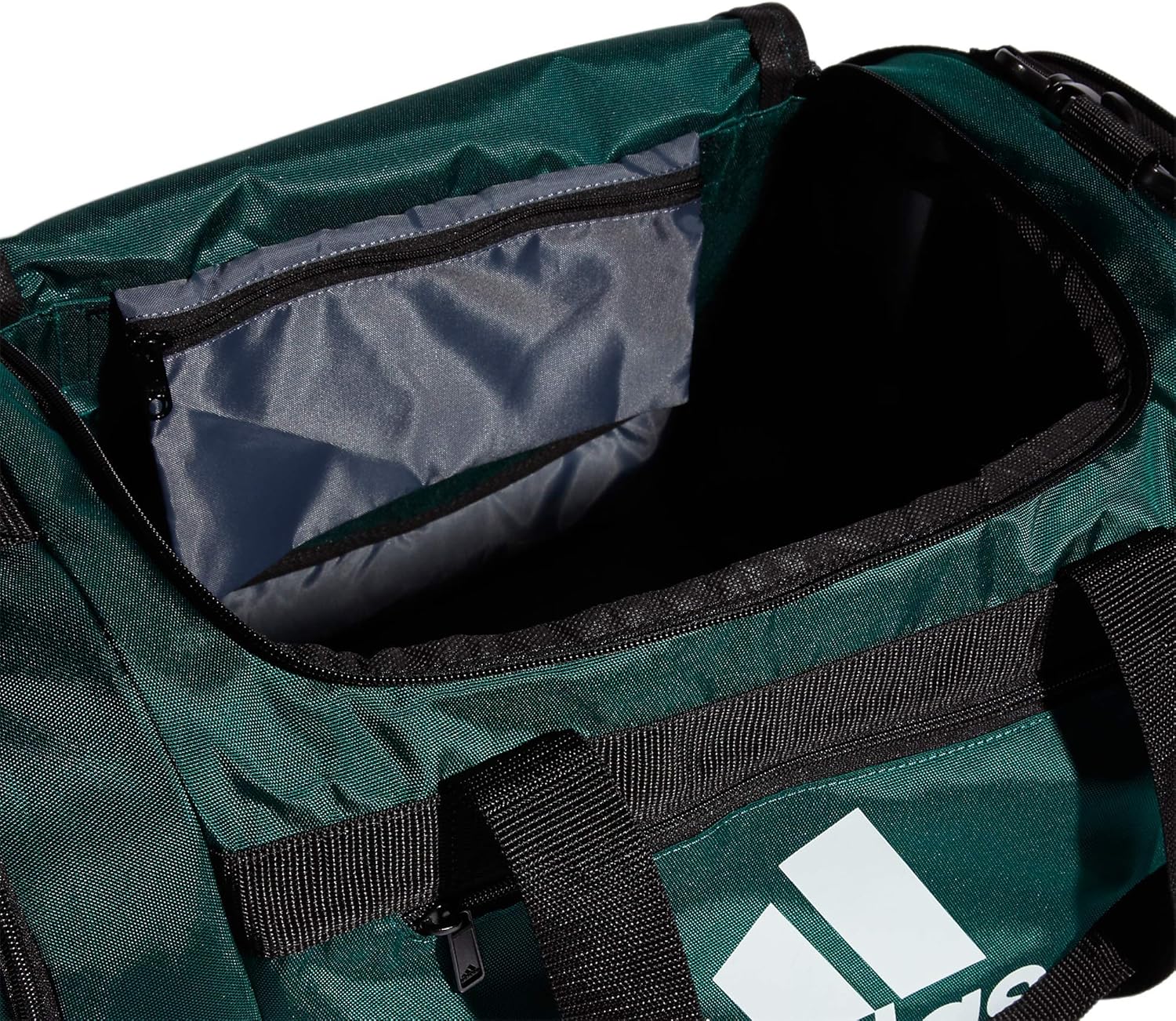 adidas Defender 4 Small Duffel Bag, Team Dark Green, One Size