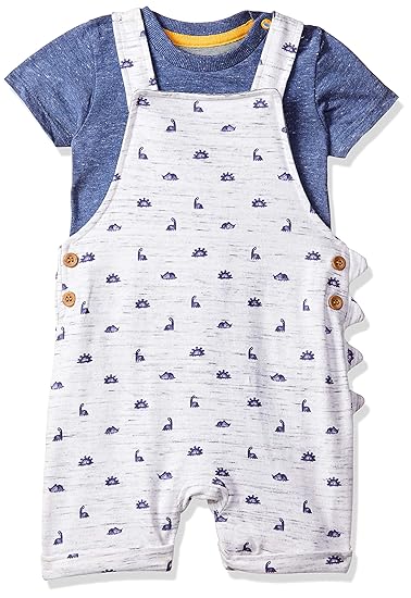 Baby Boys Regular fit Dungarees (SA620-1_Navy_Newborn (Upto 4.5 KG))