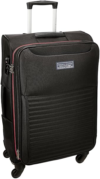 Tommy Hilfiger East Boston Polyester 57 cms Black Soft Sided Carry-On (8903496086669)