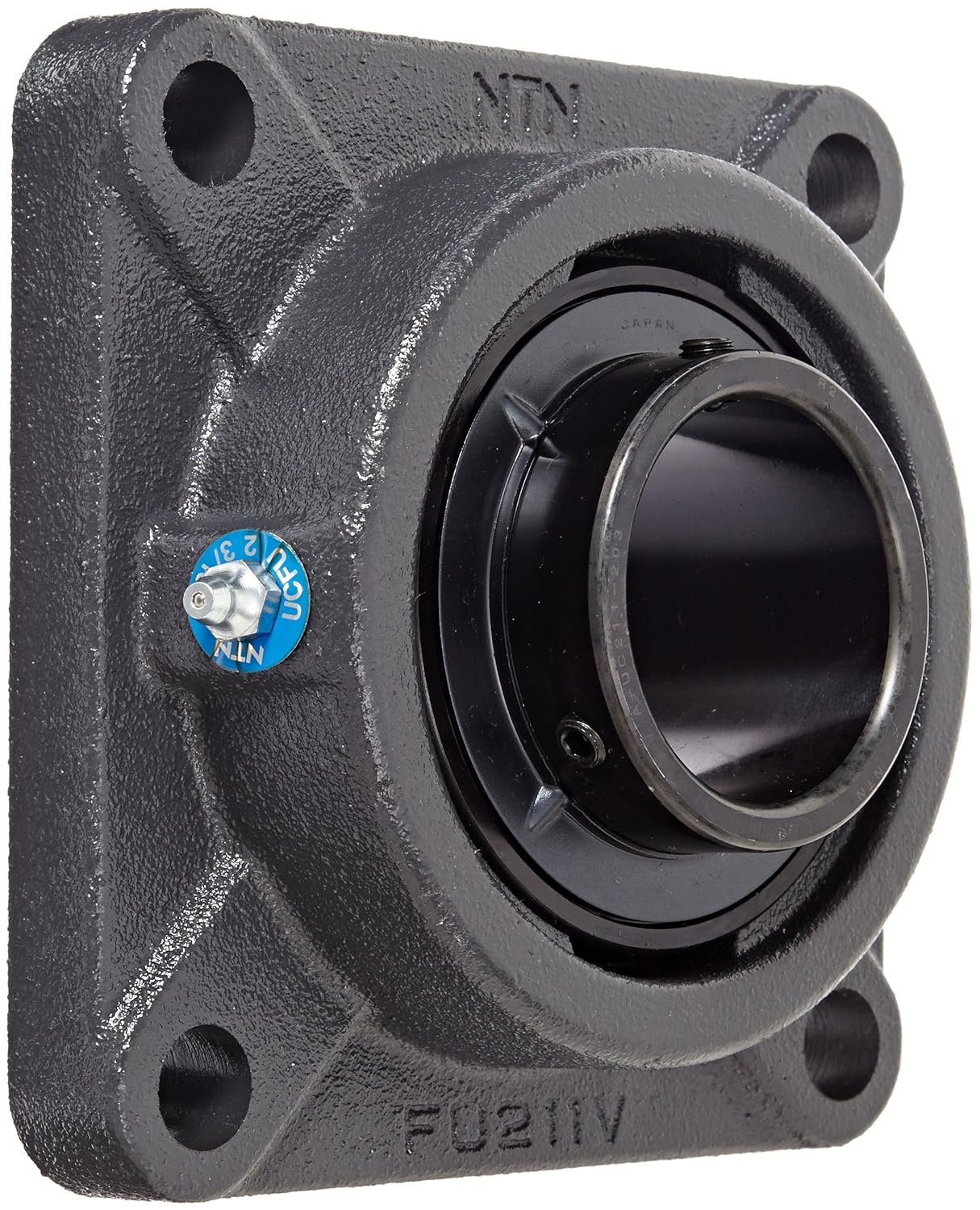 NTN UCFU2.3/16 Light Duty Flange Bearing, 4 Bolts