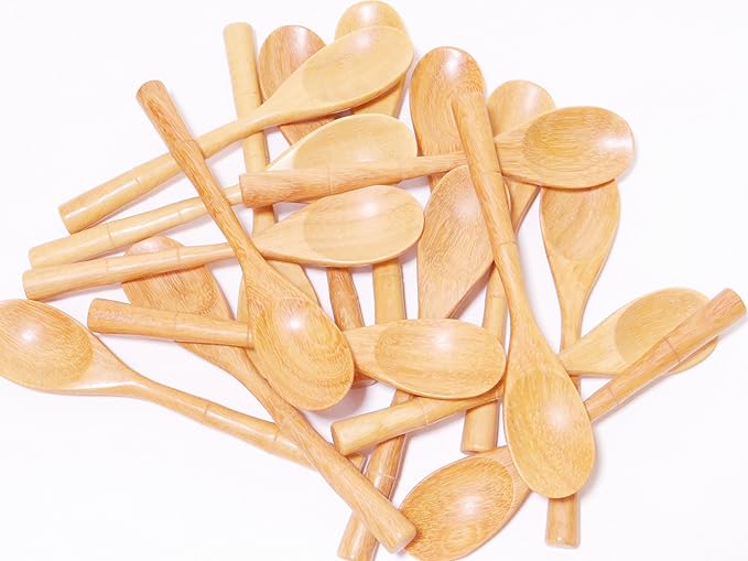 CandyHusky's Mini Wooden Spoons Condiments Salt Spoons