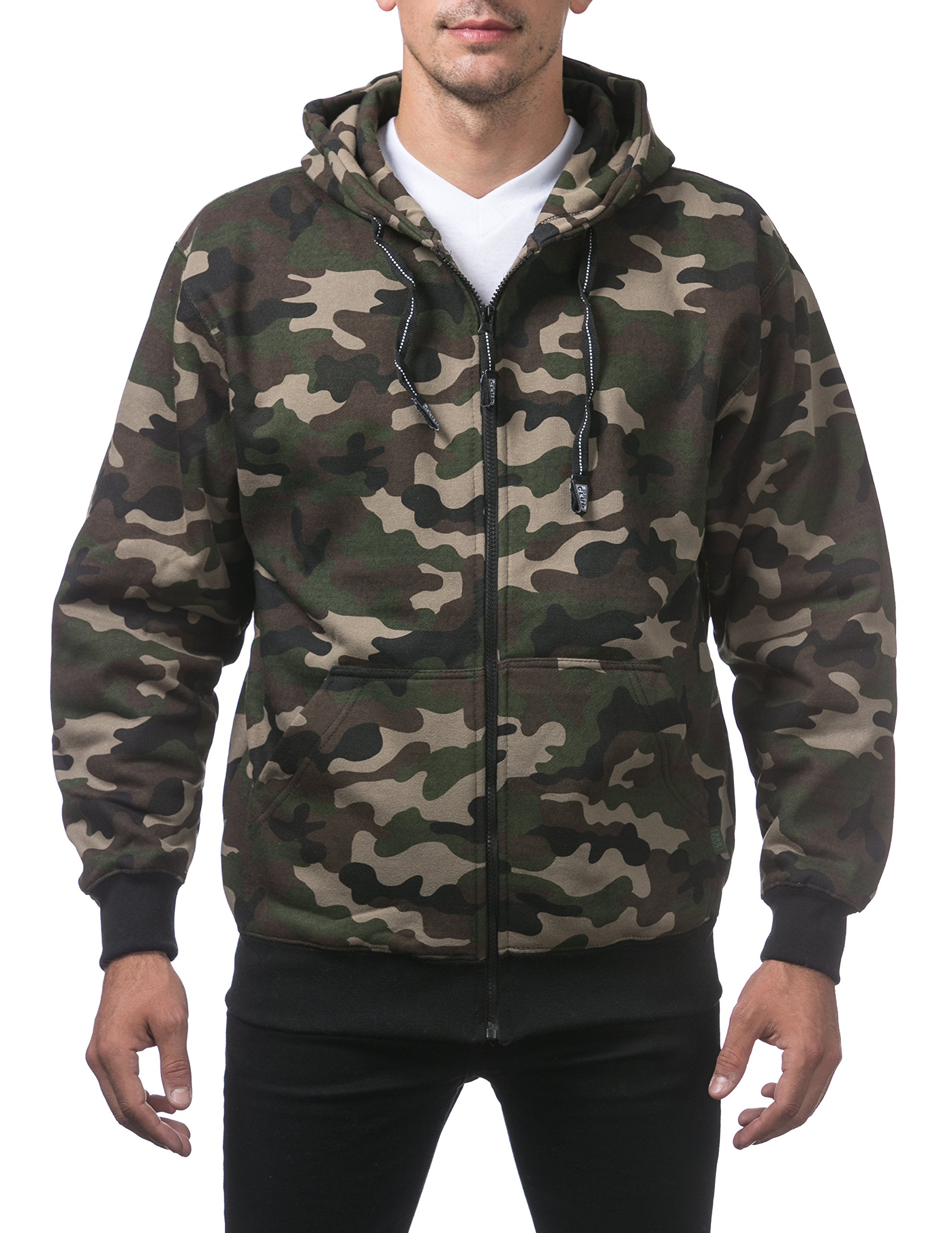 Men's Heavyweight Full Zip Fleece Hoodie