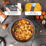 Nuovva Non-Stick Aluminium Pot with Lid 4L 24cm Deep Dutch Oven view 9