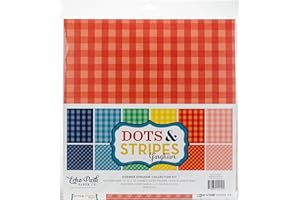 Echo Park Paper Company GH18027 Summer Gingham Collection Kit ,12-x-12-Inch