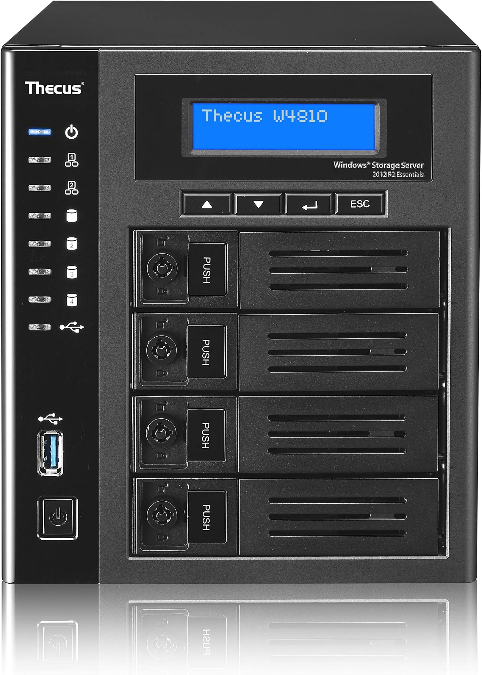NAS Thecus WindowsStorage W4810 4bay Desktop NAS 4 GB RAM