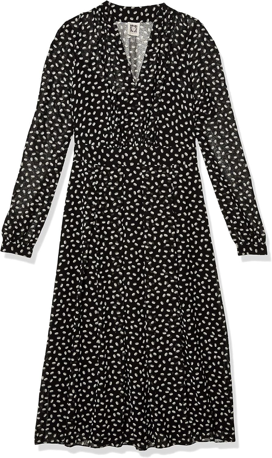 anne klein black and white dress