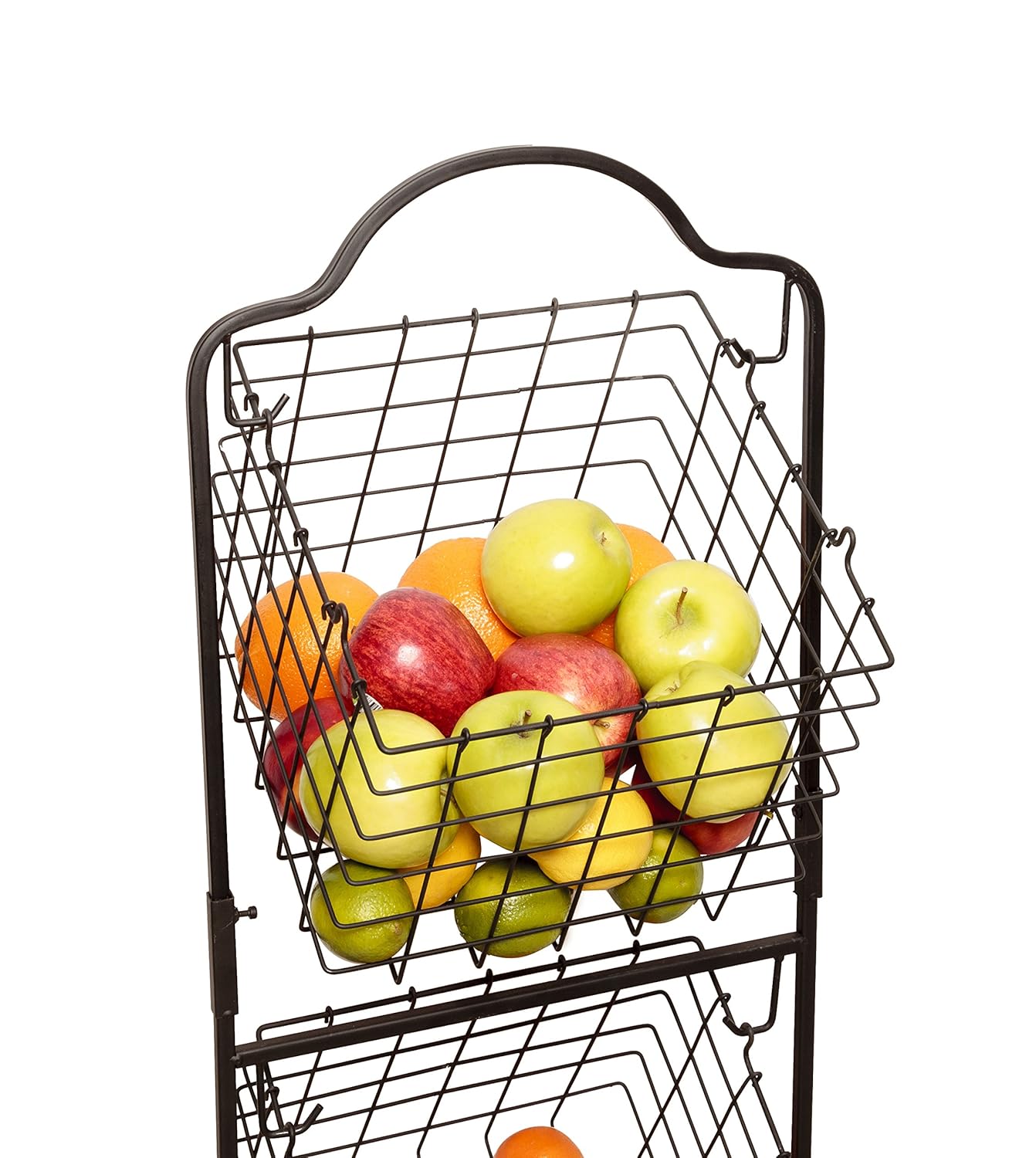 Vegetable Black Wire Basket Tower Mythinglogic 3 Tier Wire Metal