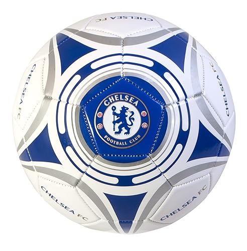 Chelsea Official New Signature Edition Crest Football - Metallic, Size