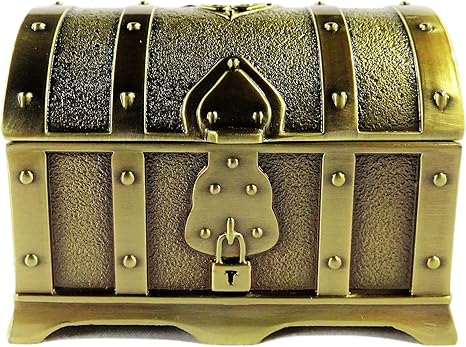 Amazon Co Jp ジュエリーボックス ドラクエ風 装飾 宝箱 アンティーク ゴールド ホーム キッチン