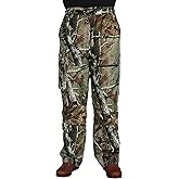 Krumba Mens Camo Hunting Pants: Winter Insulated Warmer Tactical Windproof Softshell Hiking Trouser