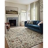 Loloi Rifle Paper Co. Laurel Collection LAU-05 Ivory 2'-8" x 8' Runner Rug
