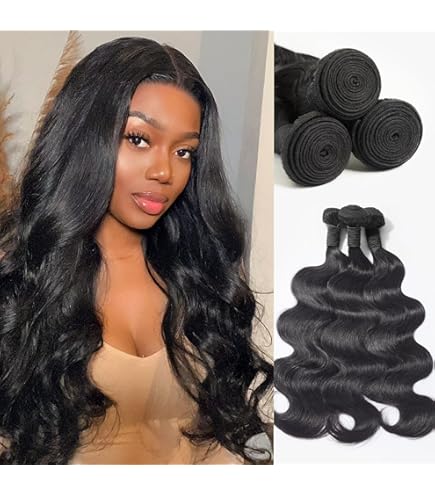 Luvme 100% Virgin Hair Bundle 16” body wave Upgraded Brazilian Hair | 3pcs Body Wave 100% Virgin Human  main image 4