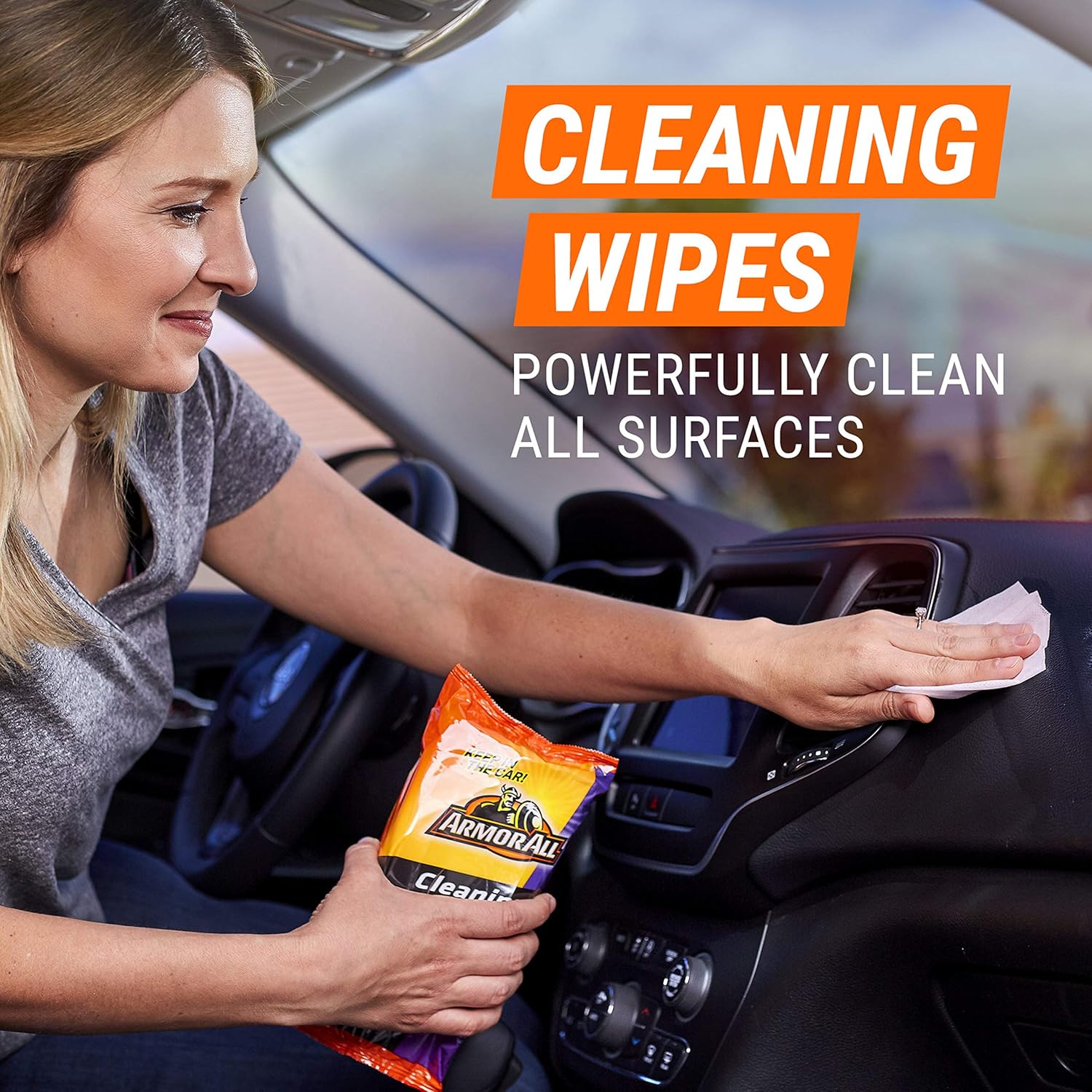 Armor All Car Wash and Cleaner Kit (8 Items) - Includes Interior Cleaning Wipes, Concentrate, Air Freshener, Towels, 19122: Automotive