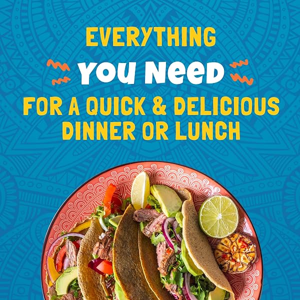 ORTEGA GRANDE TACO KIT, 12 TACO SHELLS & 8 TORTILLAS, TACO SEASONING AND TACO SAUCE