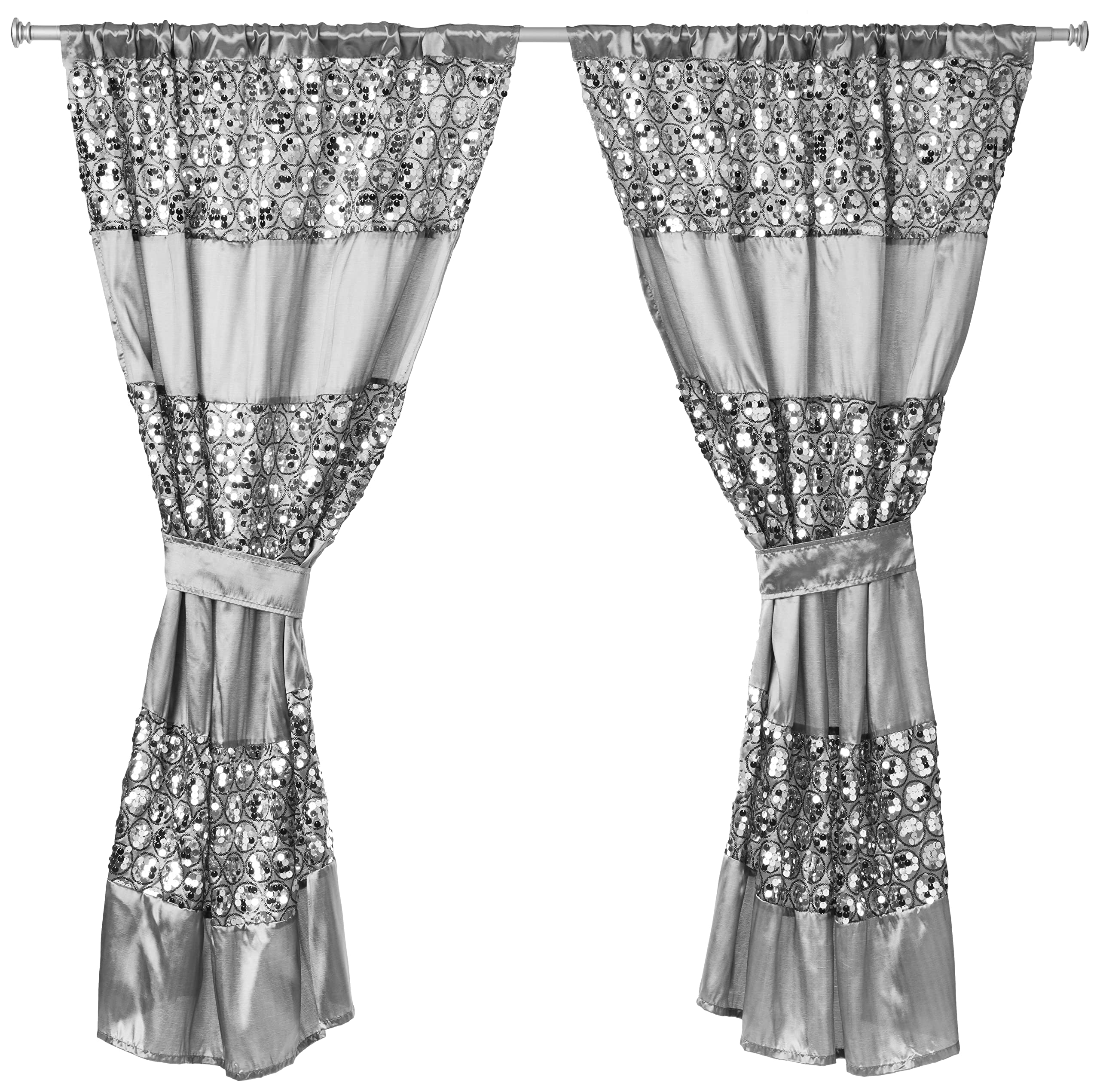 Popular Bath Silver Sinatra, Window Curtain