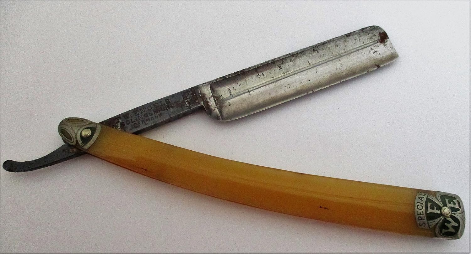 Antique Straight Edge Razor F. W. Engels Solingener