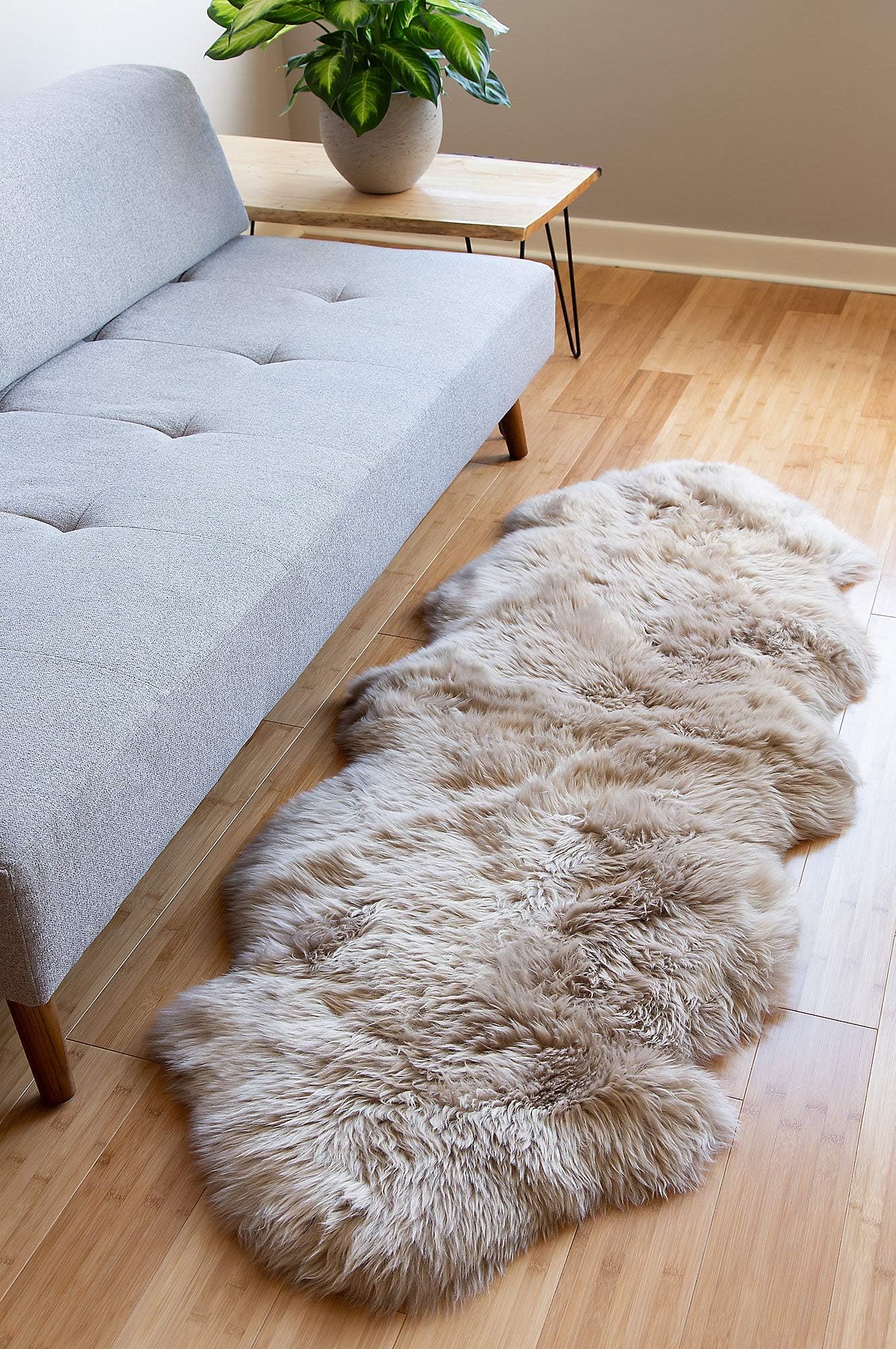Overland 2-Pelt (2' x 6') Premium Australian Sheepskin Runner Rug