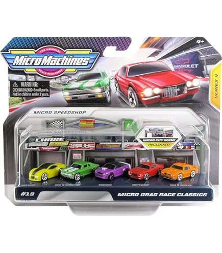 Amazon.com: Micro Machines 2021 Series 4 World Pack #11 GM Icons