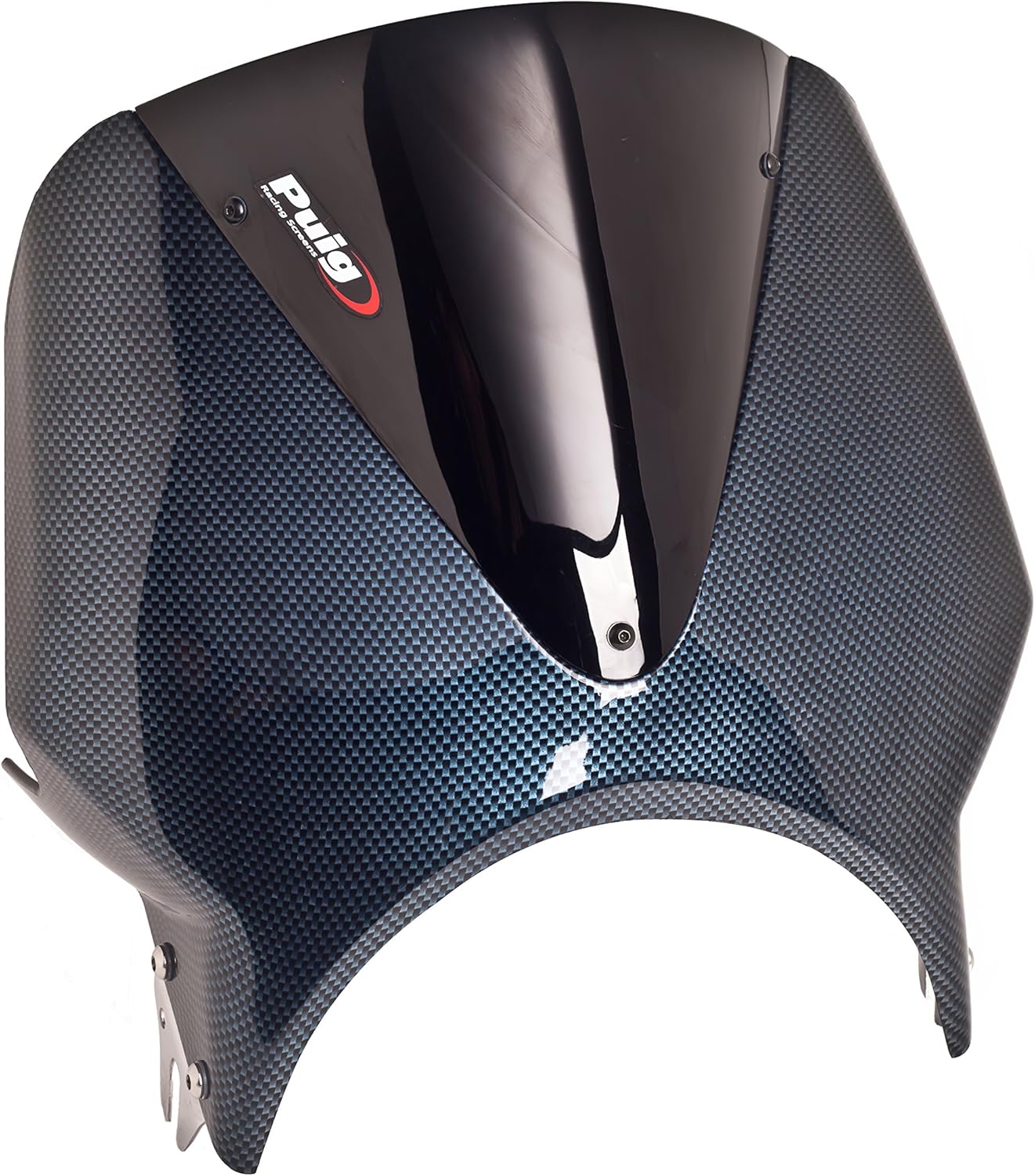 Carenabris Puig Vision - Negro/Transparente Para Moto - Carcasa Y Domo Aerodinámico