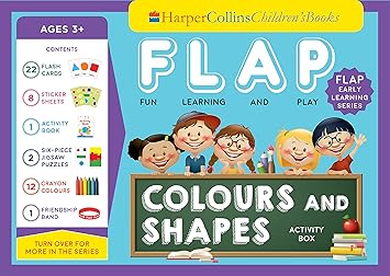 FLAP Colors and Shapes Activity Box, Blue