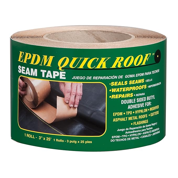 Cofair BST325 EPDM Quick Roof Seam Tape 3" x 25' Amazon.ca Automotive