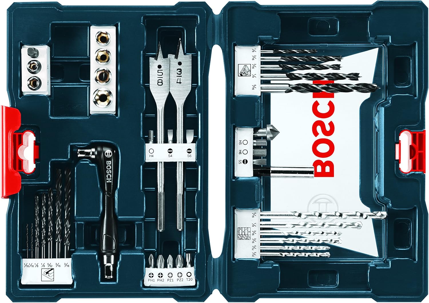 BOSCH MS4041 41Piece Drill and Drive Bit Set Amazon.co.uk DIY & Tools