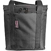 BroilPro Propane Tank Bag for 2-Pack 1 lb Refillable Cylinders - Waterproof 600D PVC Polyester | Mini Gas Tank Case, Camping Cooking Accessories (Fits 16.04 oz Tanks)