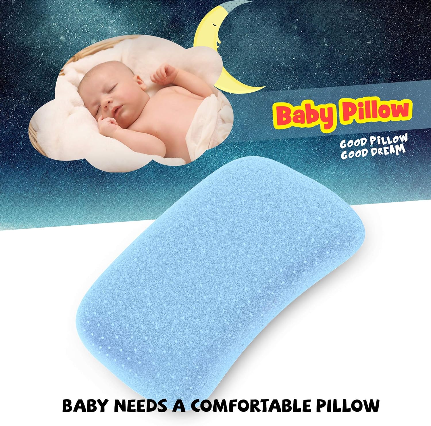 1 year baby pillow