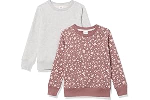 �鶹�� Essentials Girls Girls' Fleece Crewneck Sweatshirts