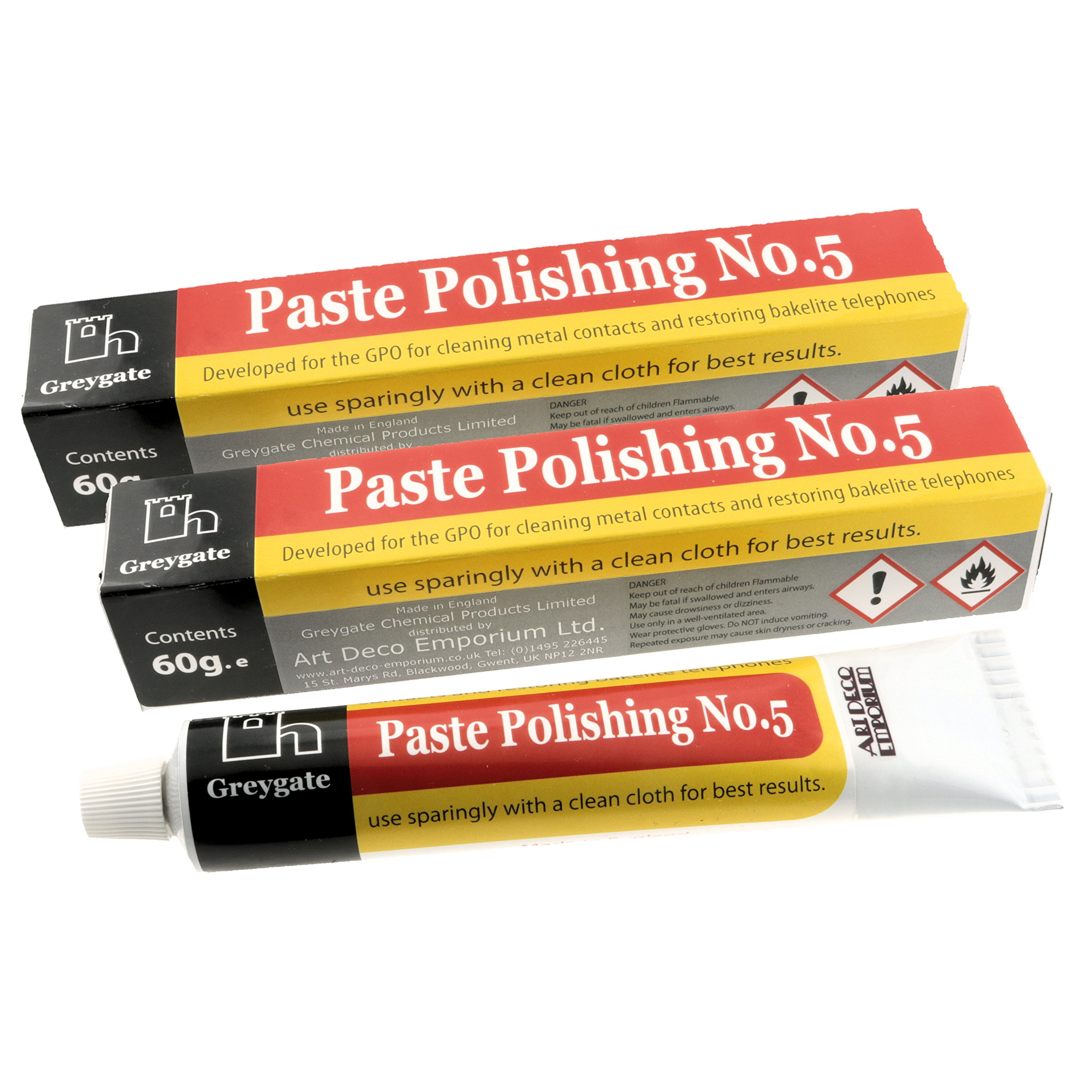 Hard Plastic and Vintage Bakelite Renovation Polishing Paste (2 tubes of 60g)