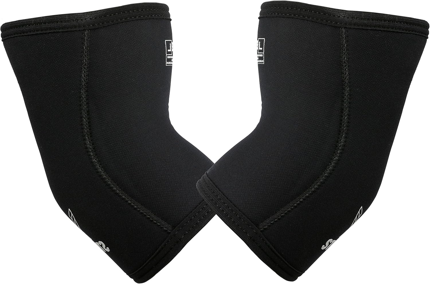 Stoic Elbow Sleeves for Powerlifting - 7mm + 5mm Thick Neoprene Sleeve for Bodybuilding, Weight Lifting Best for Squats, Cross Training, Strongman Professional Quality & Ultra Heavy Duty (Pair) : Industrial & Scientific