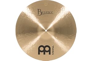 MEINL CYMBALS Byzance 18" Traditional Medium Crash — MADE IN TURKEY — Hand Hammered B20 Bronze, 2-YEAR WARRANTY