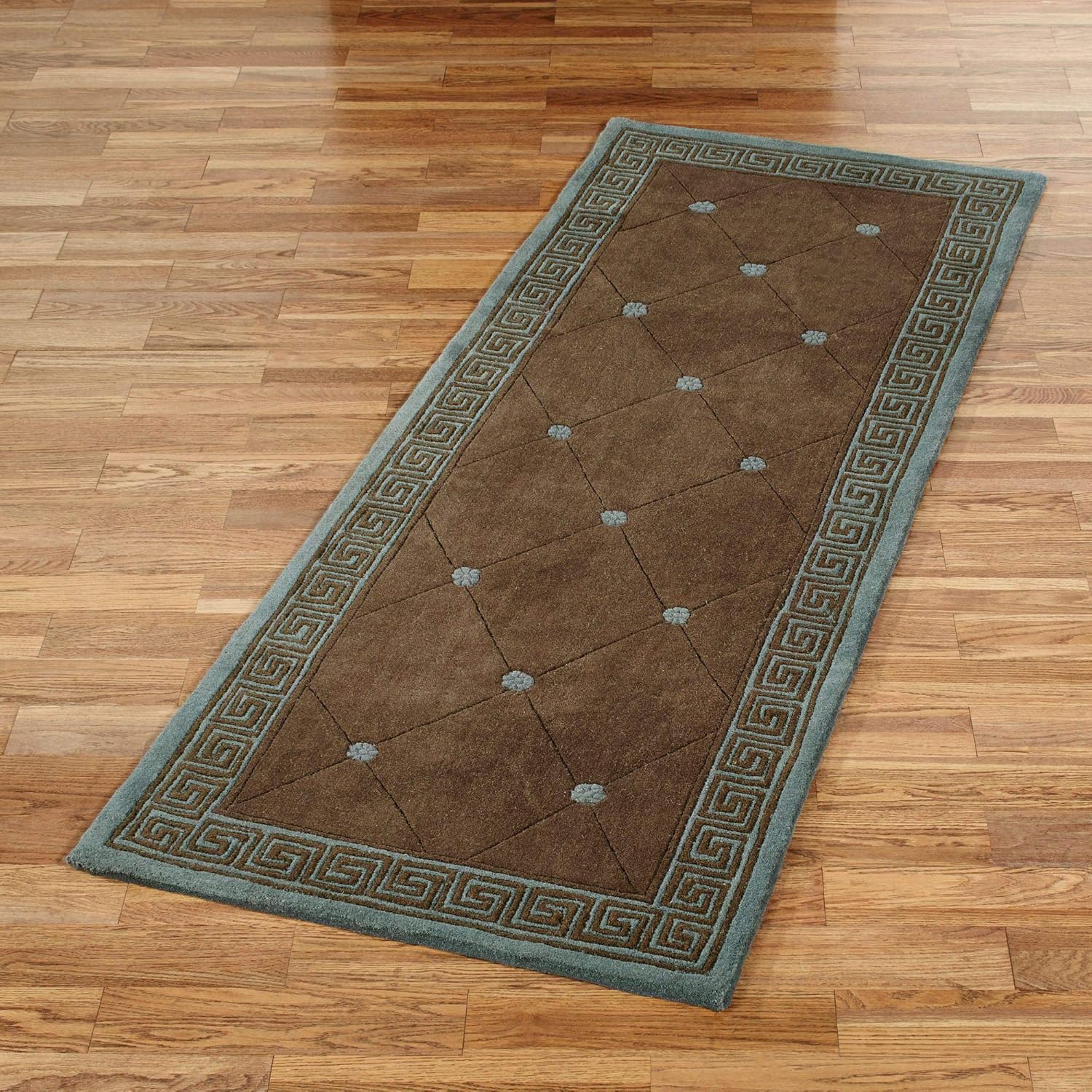 Athens Greek Key Rug Runner 3' x 8' Home & Kitchen