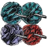 AmazerBath Charcoal Loofah Sponge, Large Shower