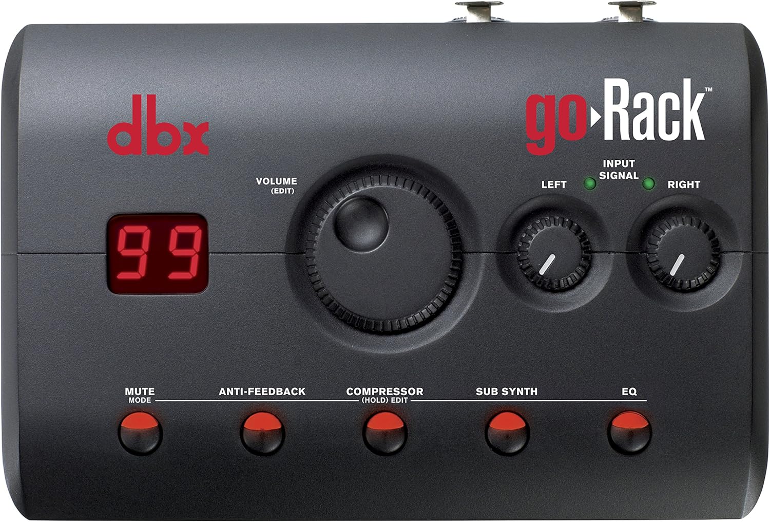 DBX GO RACK Procesador de Audio Portátil Instrumentos