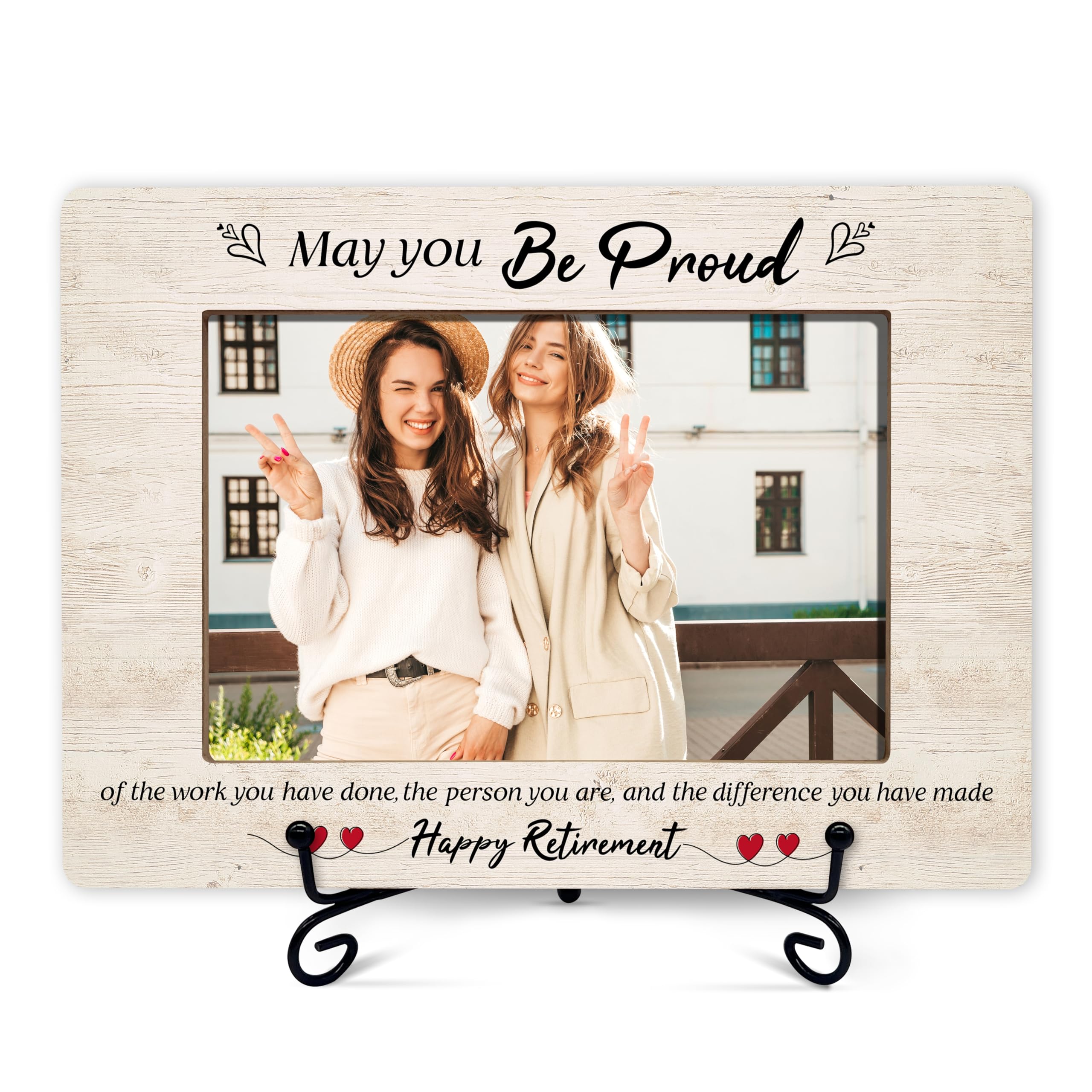 Photo 1 of ***MINOR DAMAGE*** Happy Retirement Photo Frame For Women, Inspirational Gifts For Birthday Christmas Thanksgiving, May You Be Proud Of The Work Frame Appreciation Gift, Thank You Gifts For Teacher Coworker -41