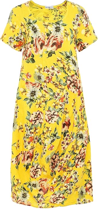 yellow floral dress amazon