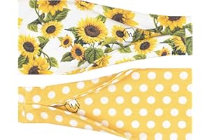 Maven Thread, Workout Headbands for Women, Wide Headbands for Women, Sports Running Headband for Exercise, Gym Hairband Athletic Workouts and Yoga 4" Thick Non Slip Sweatbands for Women 2Pack