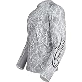 Fishoholic UPF 50 Performance Fishing Shirt - Long Sleeve - Loose Keg Fit - Breathable Quick Dry Sun Protection